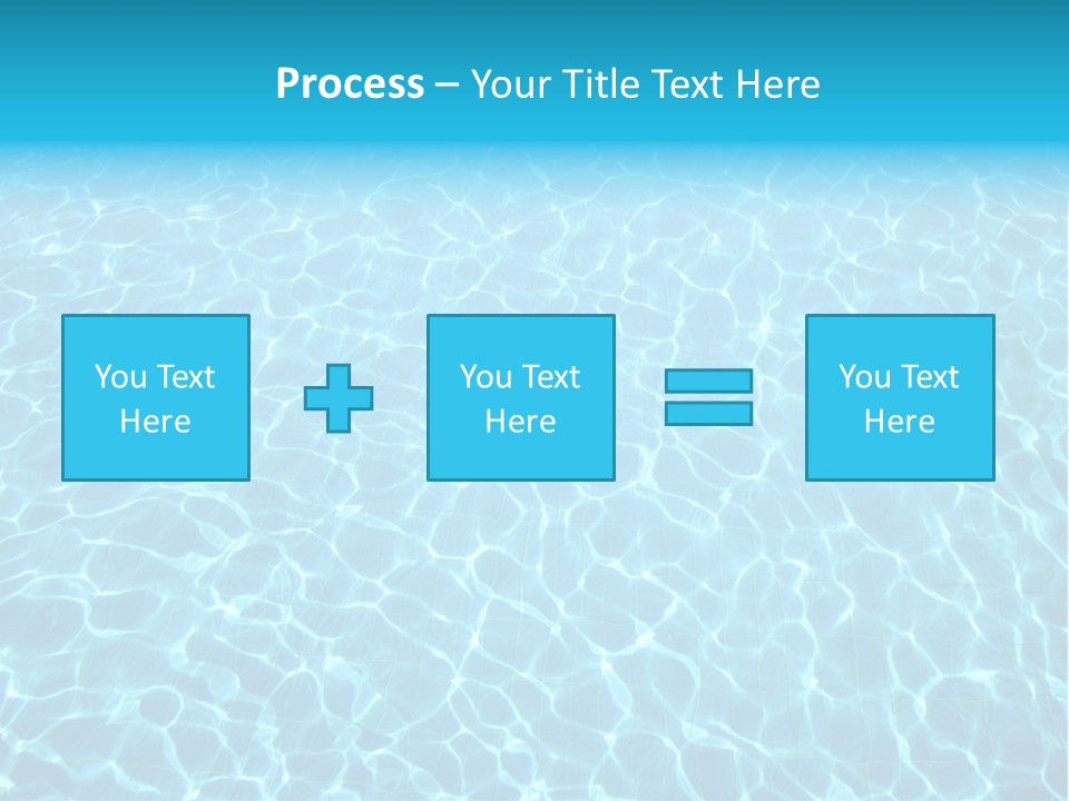 Ripple Tranquil Swimming Pool PowerPoint Template
