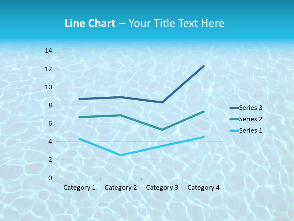 Ripple Tranquil Swimming Pool PowerPoint Template