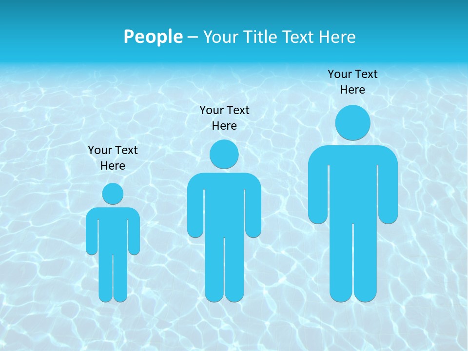 Ripple Tranquil Swimming Pool PowerPoint Template