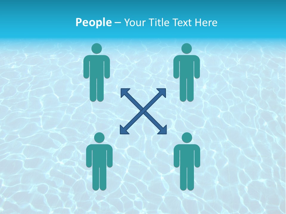 Ripple Tranquil Swimming Pool PowerPoint Template