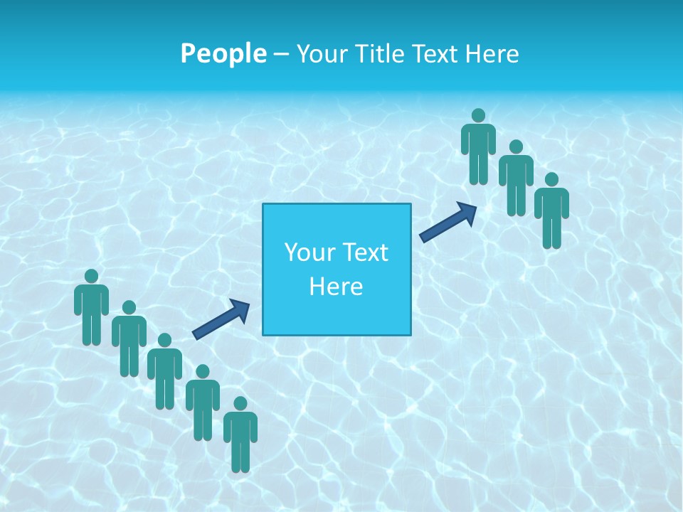 Ripple Tranquil Swimming Pool PowerPoint Template