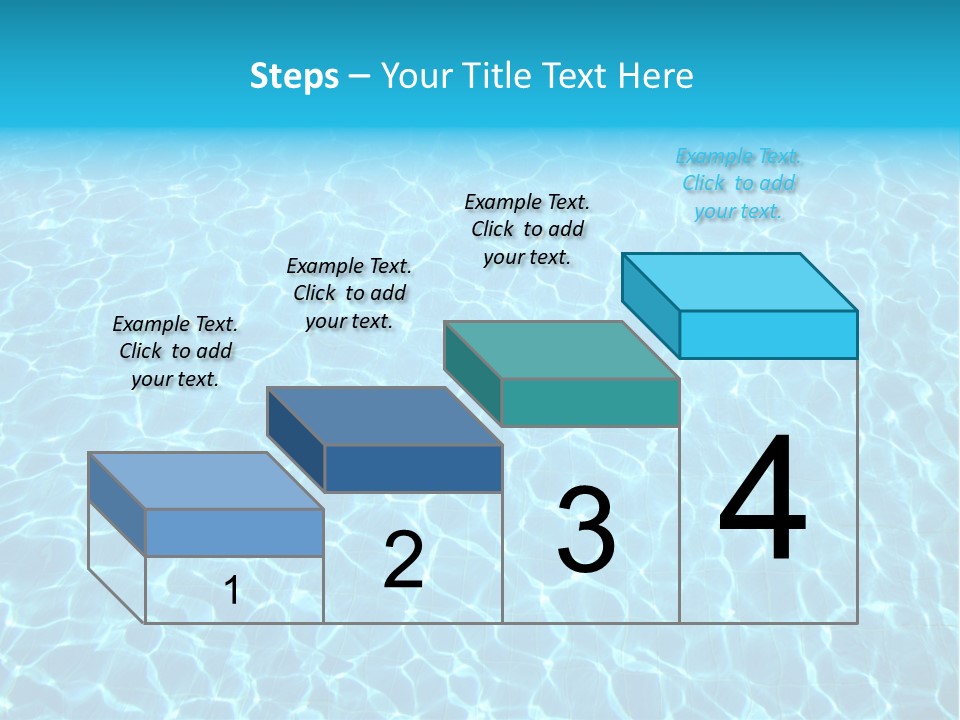 Ripple Tranquil Swimming Pool PowerPoint Template