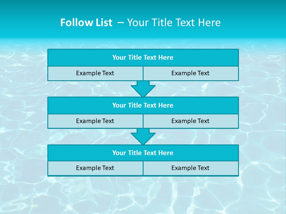 Reflections Sport Resort PowerPoint Template