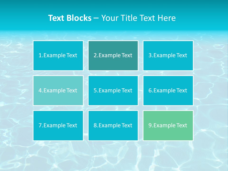 Reflections Sport Resort PowerPoint Template