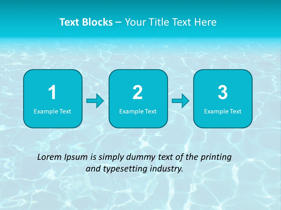 Reflections Sport Resort PowerPoint Template