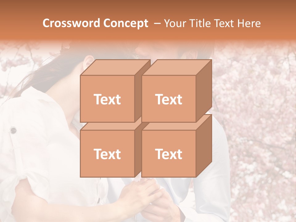 Ostern People Eltern PowerPoint Template