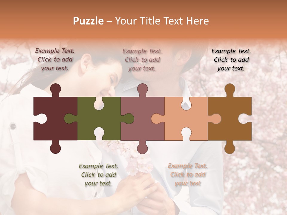 Ostern People Eltern PowerPoint Template