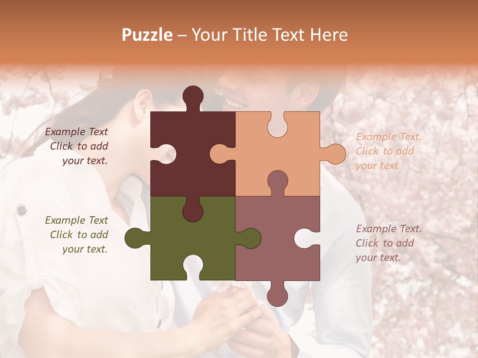 Ostern People Eltern PowerPoint Template