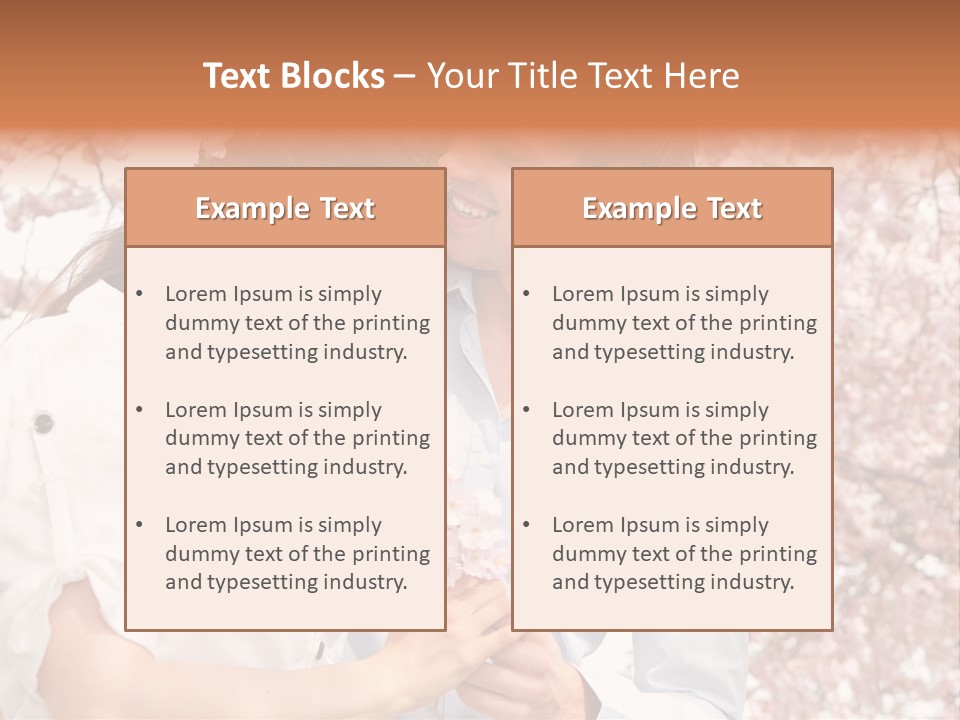 Ostern People Eltern PowerPoint Template