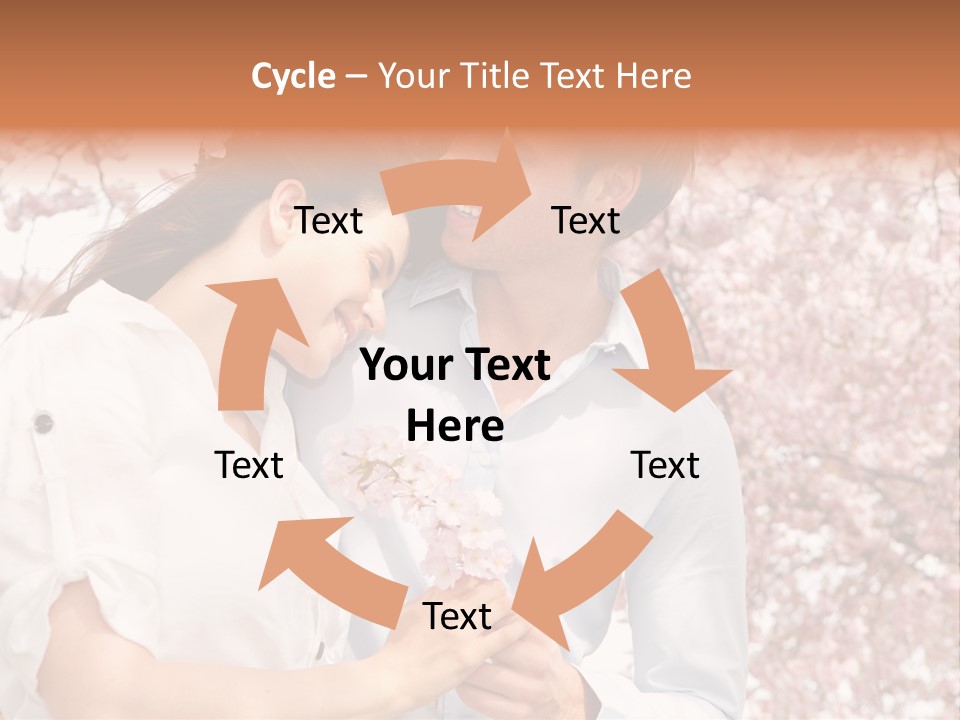 Ostern People Eltern PowerPoint Template