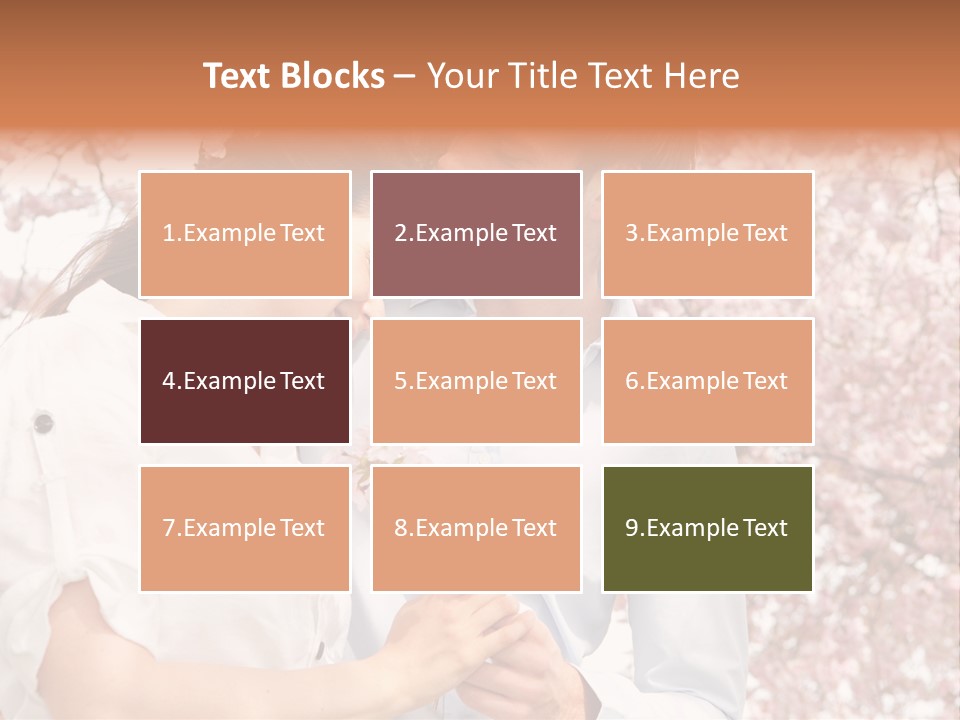 Ostern People Eltern PowerPoint Template