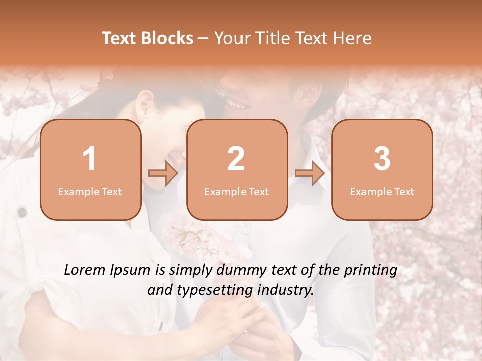 Ostern People Eltern PowerPoint Template