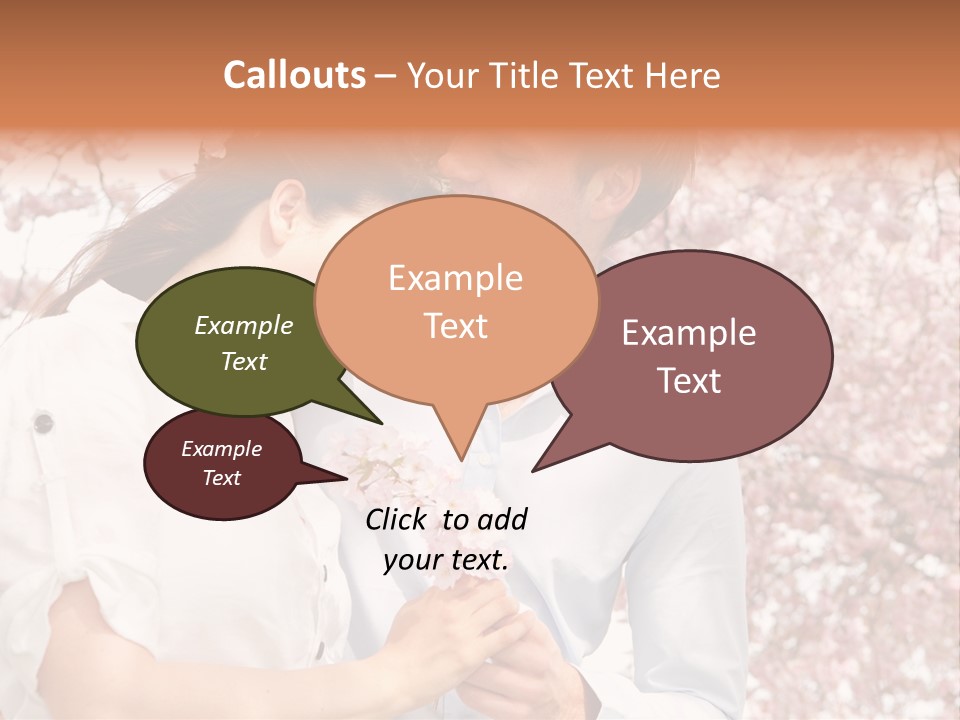 Ostern People Eltern PowerPoint Template