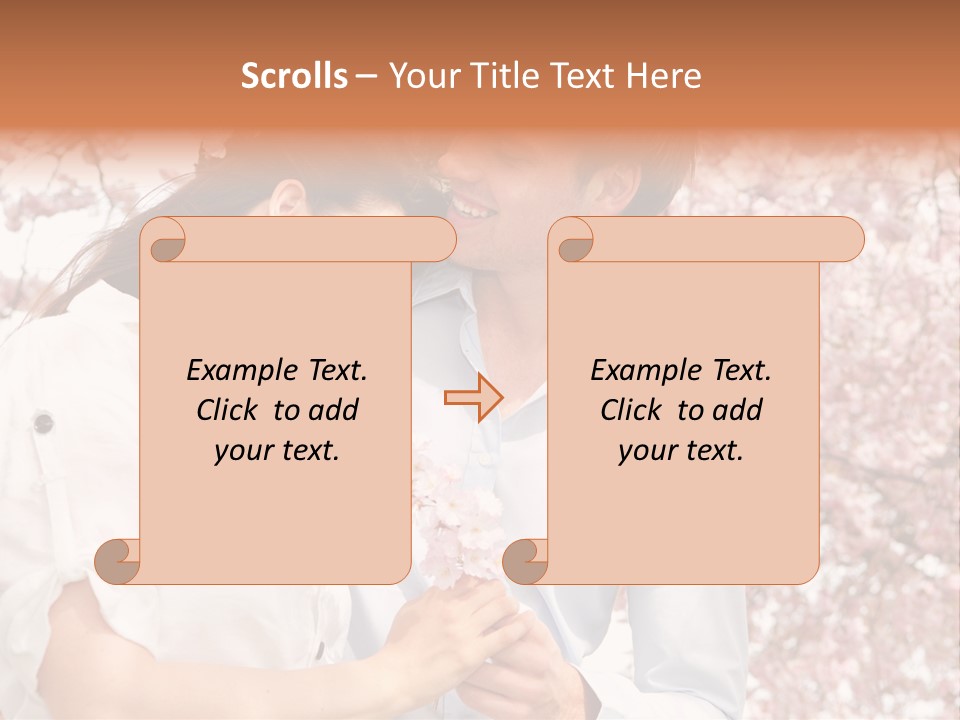 Ostern People Eltern PowerPoint Template