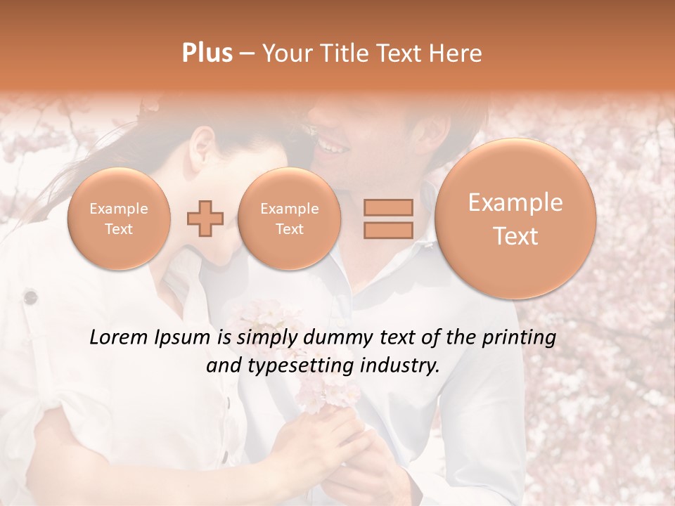 Ostern People Eltern PowerPoint Template