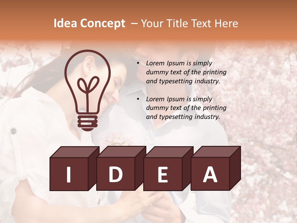 Ostern People Eltern PowerPoint Template