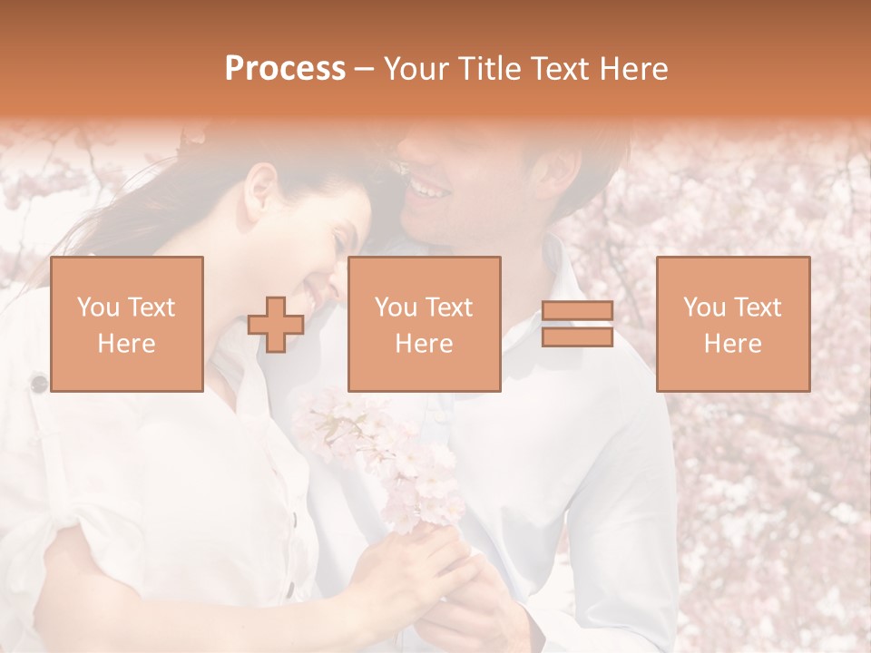 Ostern People Eltern PowerPoint Template