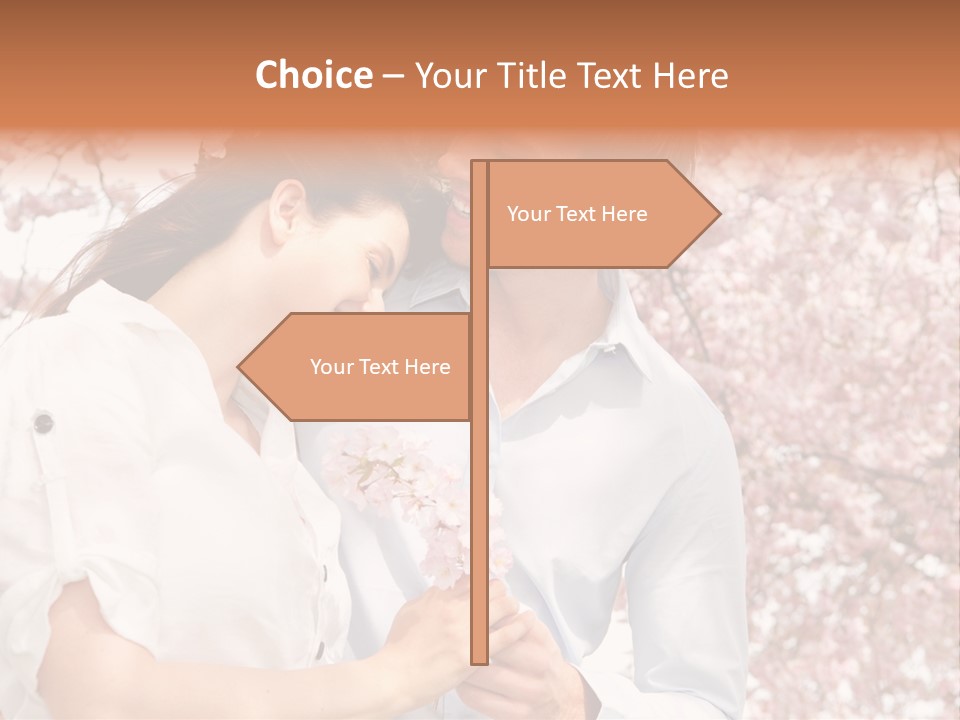 Ostern People Eltern PowerPoint Template