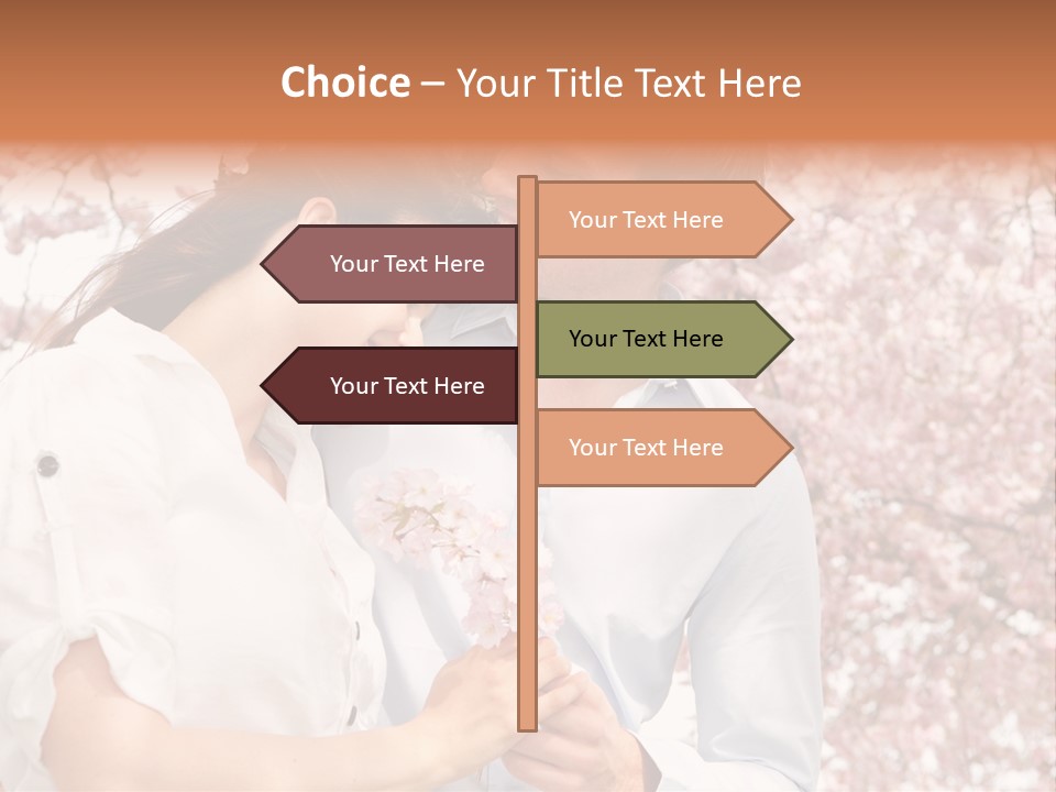 Ostern People Eltern PowerPoint Template