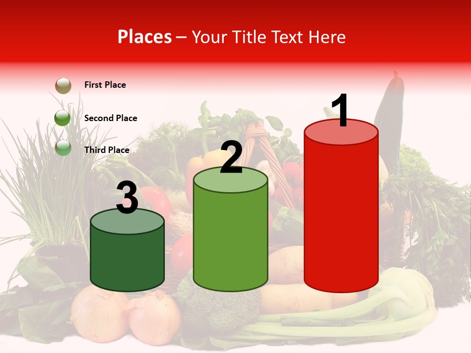 Zucchini Garten Fenchel PowerPoint Template