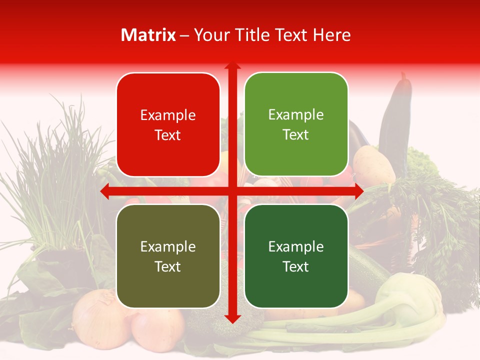 Zucchini Garten Fenchel PowerPoint Template