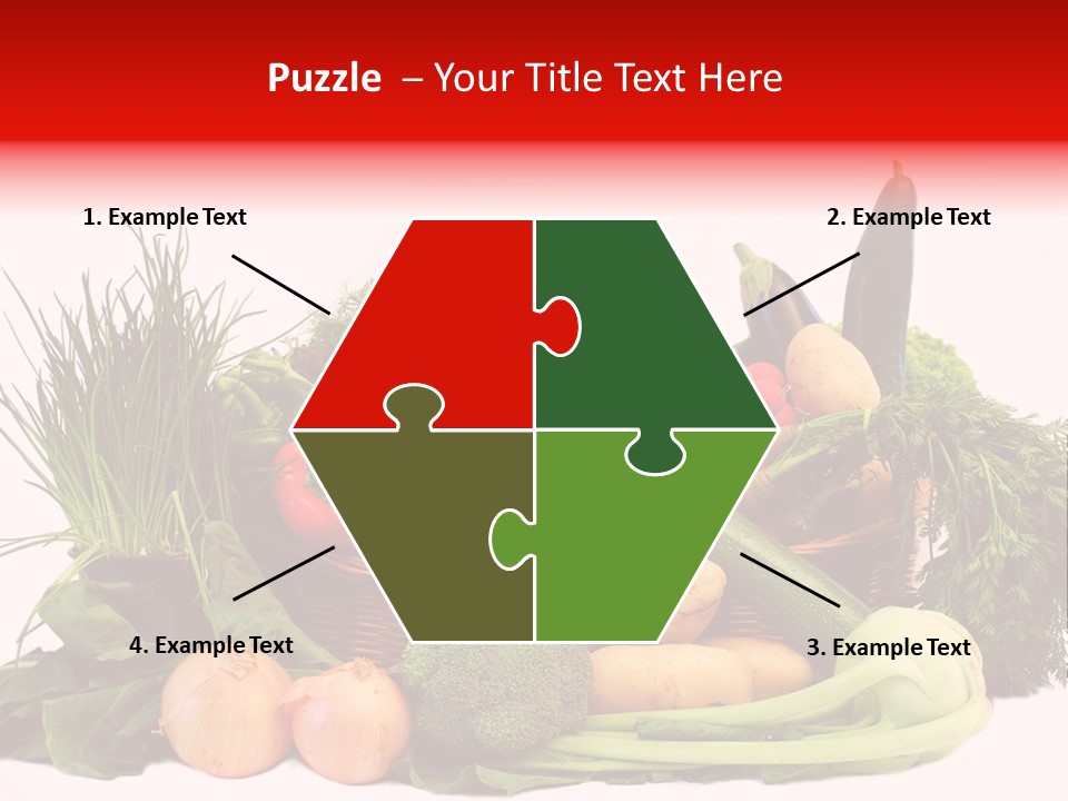 Zucchini Garten Fenchel PowerPoint Template