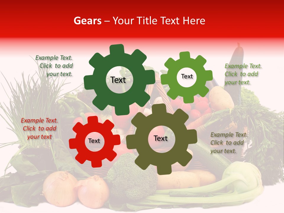 Zucchini Garten Fenchel PowerPoint Template