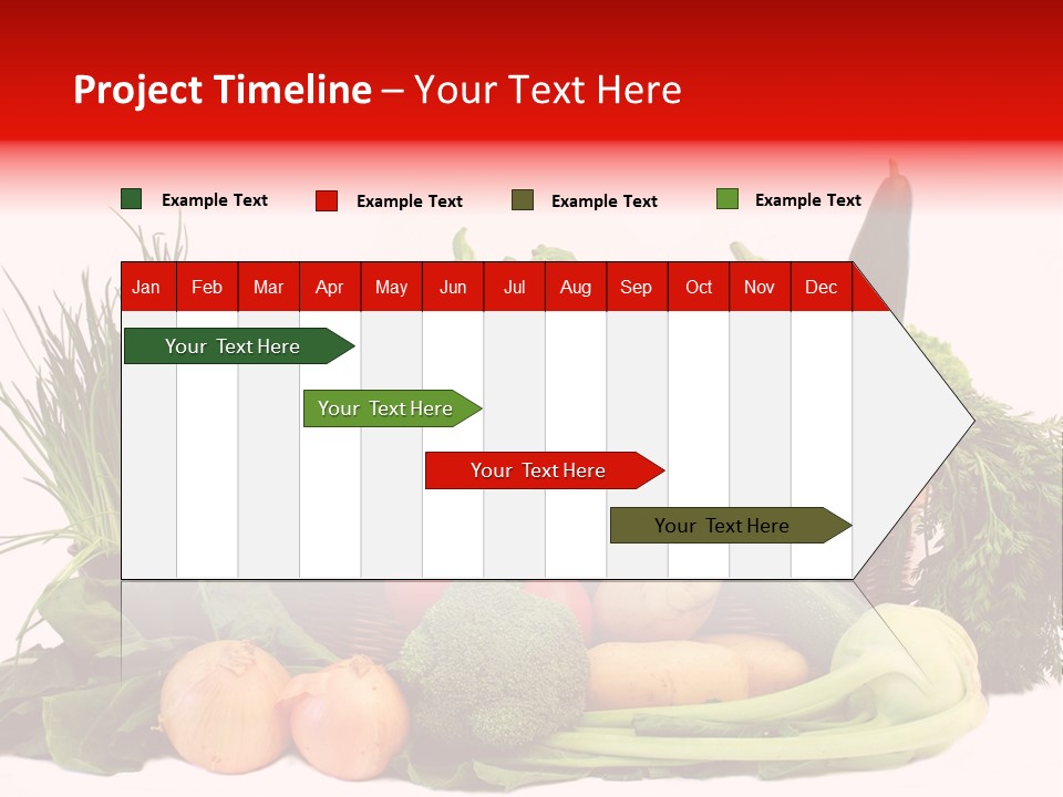 Zucchini Garten Fenchel PowerPoint Template