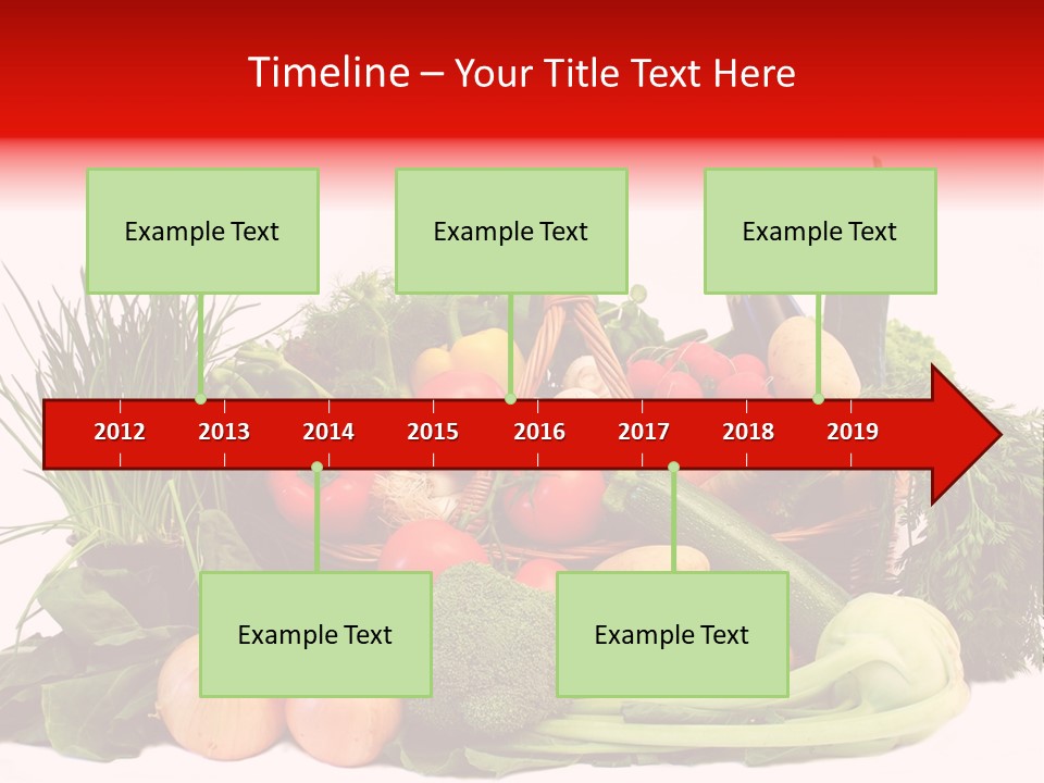 Zucchini Garten Fenchel PowerPoint Template
