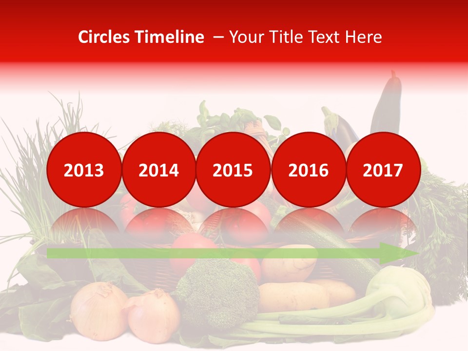 Zucchini Garten Fenchel PowerPoint Template