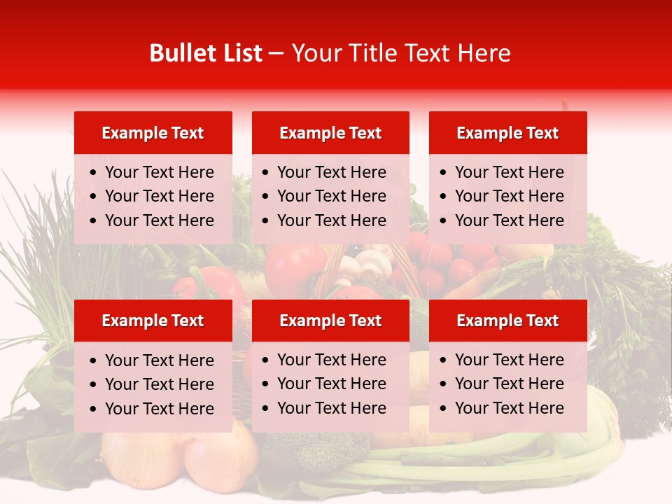 Zucchini Garten Fenchel PowerPoint Template