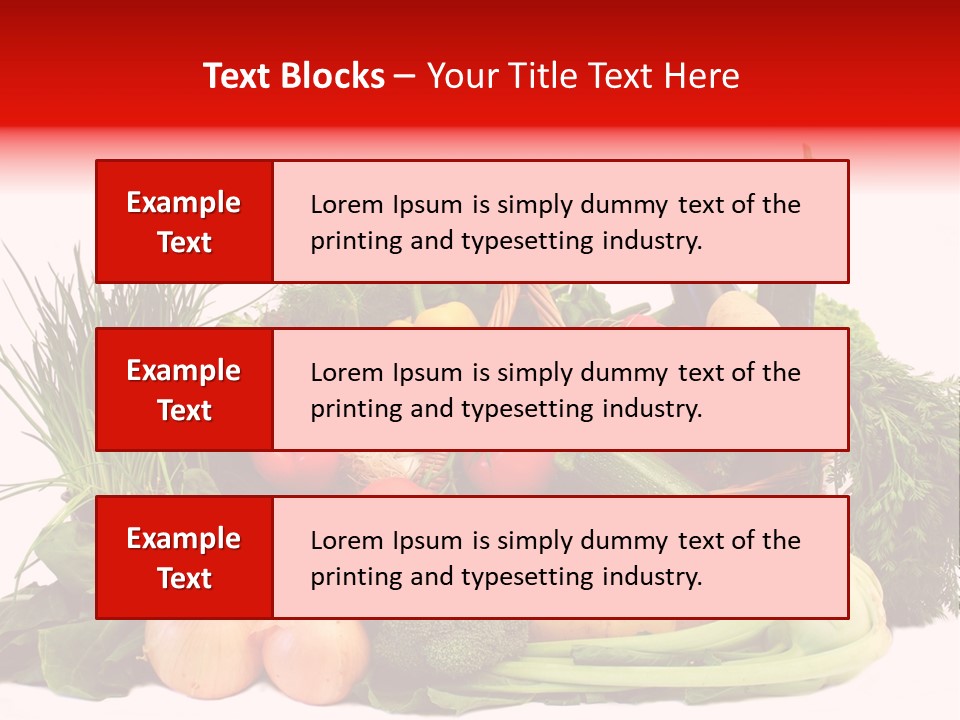 Zucchini Garten Fenchel PowerPoint Template