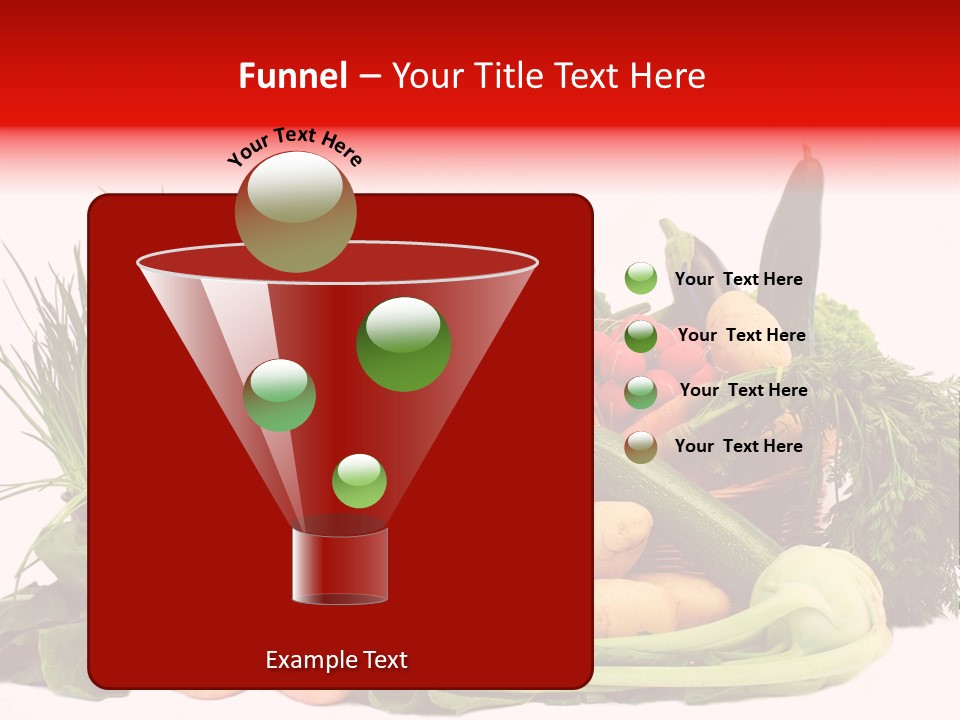 Zucchini Garten Fenchel PowerPoint Template