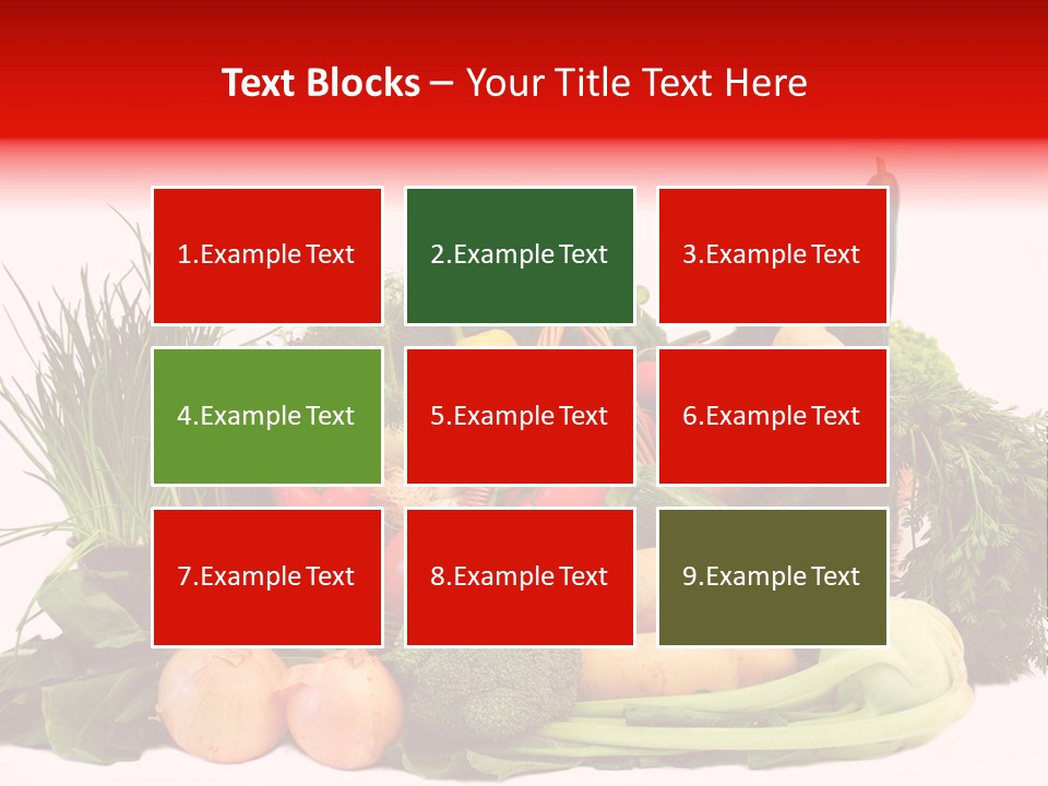 Zucchini Garten Fenchel PowerPoint Template