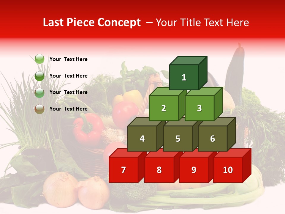 Zucchini Garten Fenchel PowerPoint Template