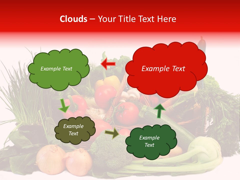 Zucchini Garten Fenchel PowerPoint Template
