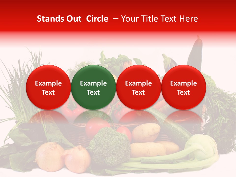 Zucchini Garten Fenchel PowerPoint Template