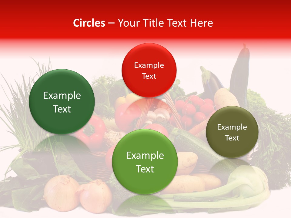 Zucchini Garten Fenchel PowerPoint Template