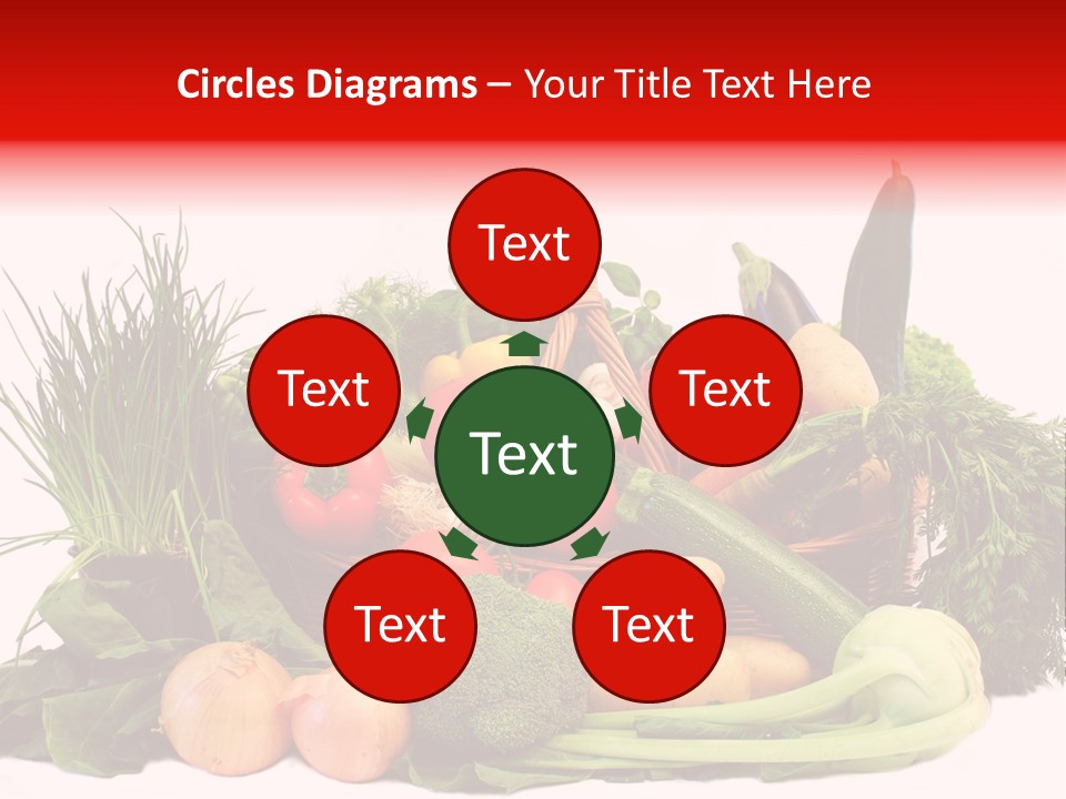 Zucchini Garten Fenchel PowerPoint Template