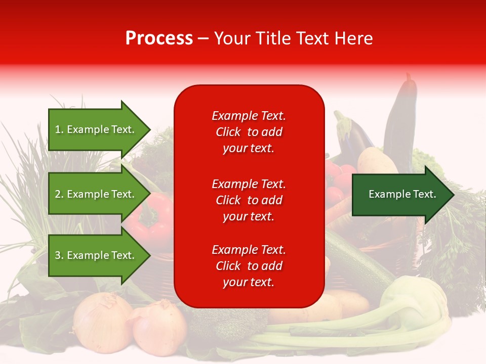 Zucchini Garten Fenchel PowerPoint Template