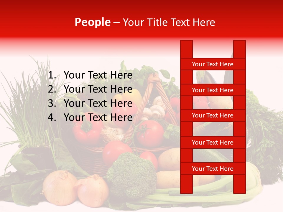 Zucchini Garten Fenchel PowerPoint Template