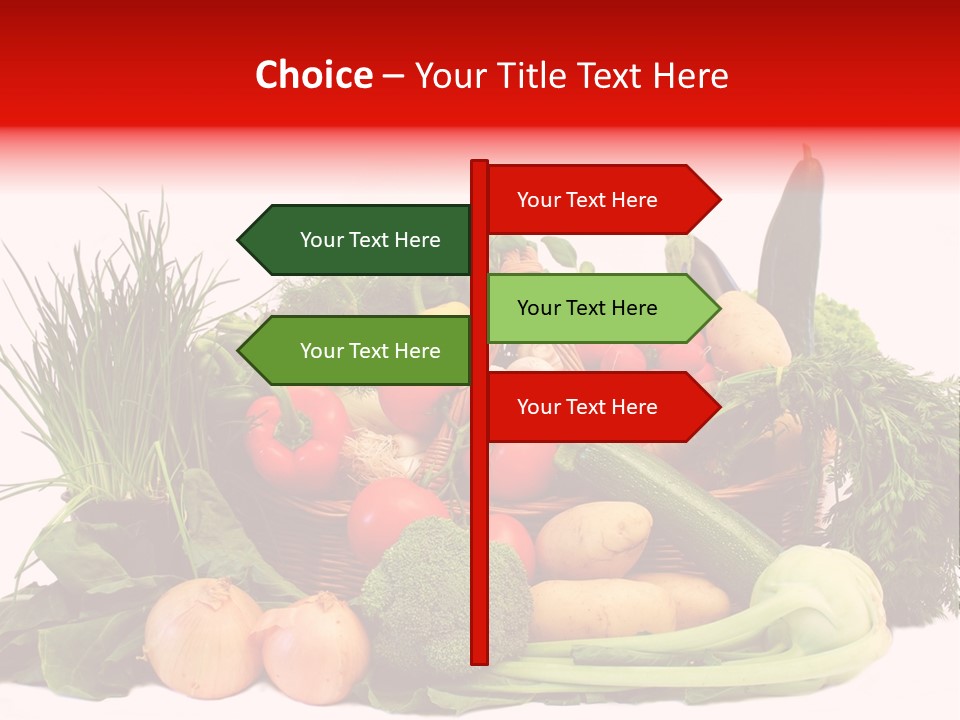 Zucchini Garten Fenchel PowerPoint Template