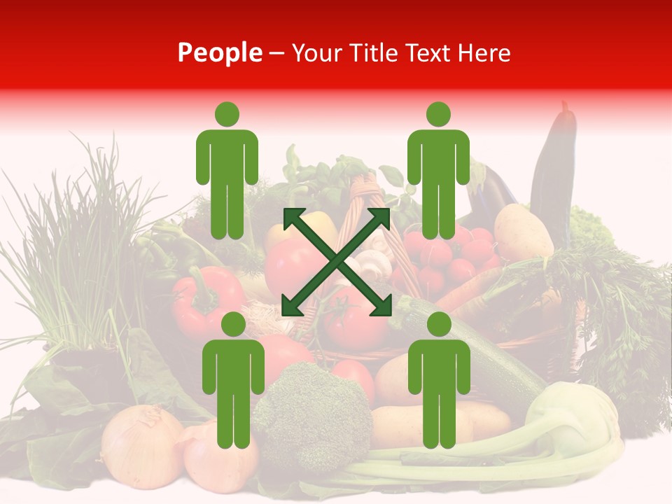 Zucchini Garten Fenchel PowerPoint Template