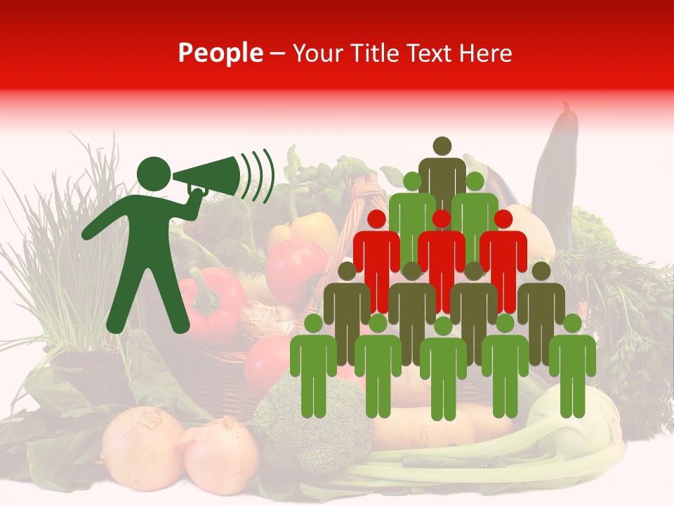 Zucchini Garten Fenchel PowerPoint Template