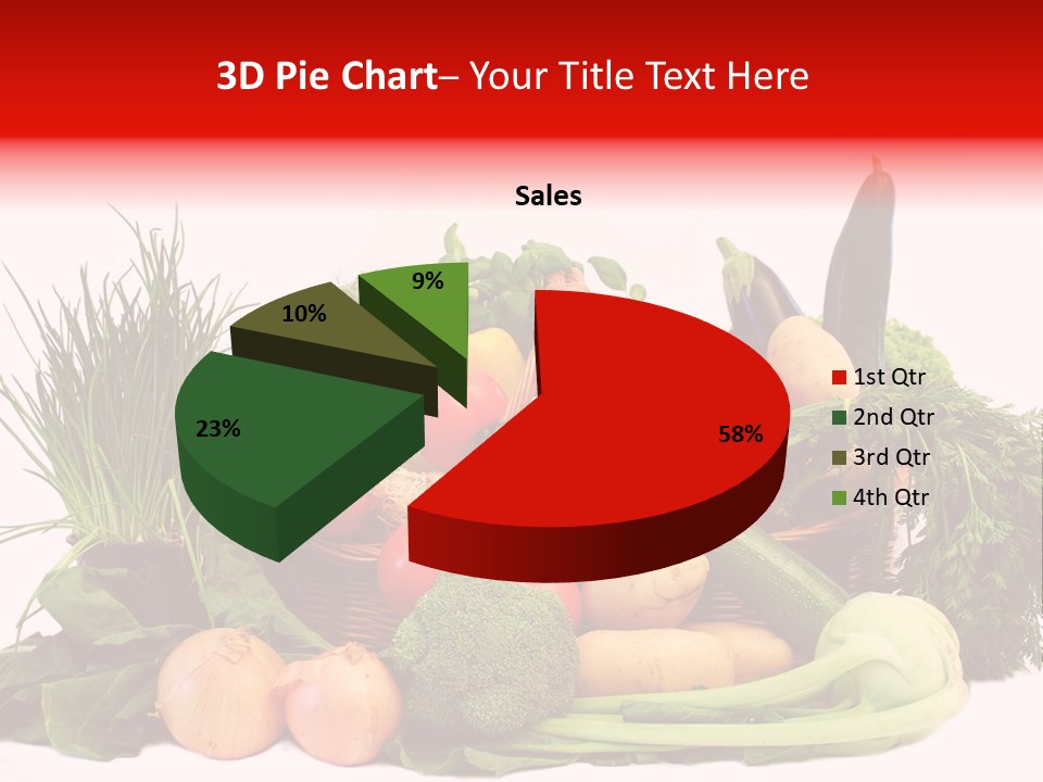 Zucchini Garten Fenchel PowerPoint Template