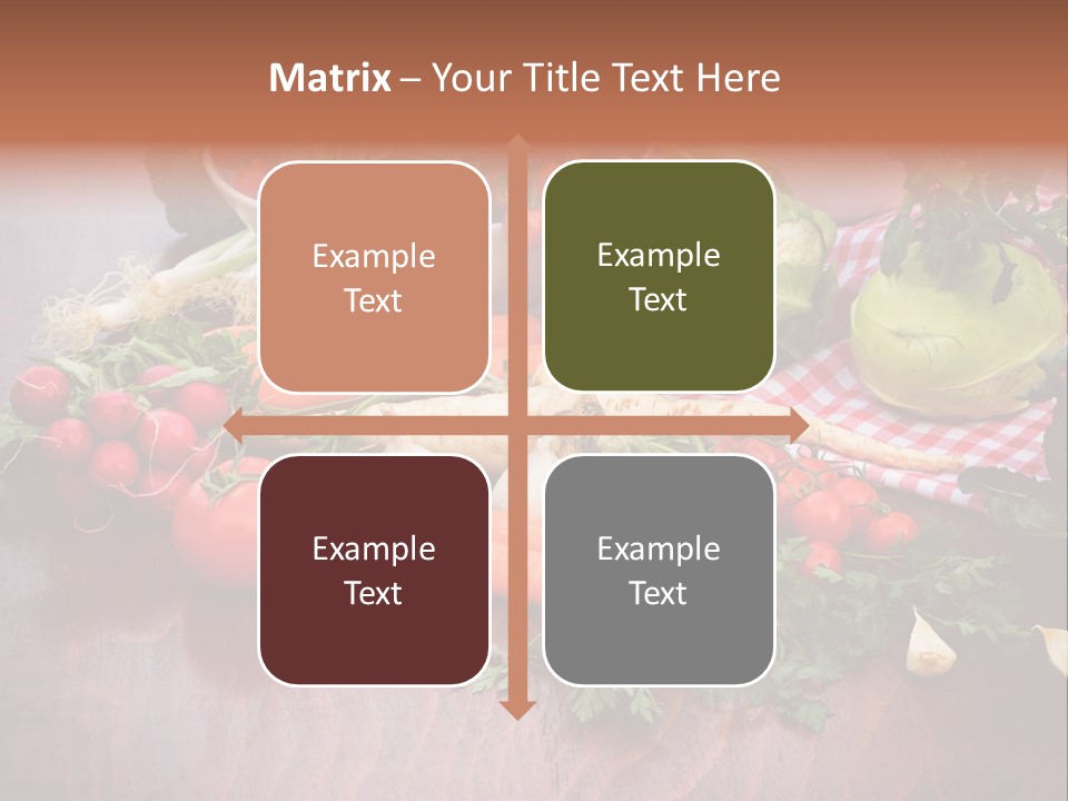 Outdoor Broccoli Kohlrabi PowerPoint Template