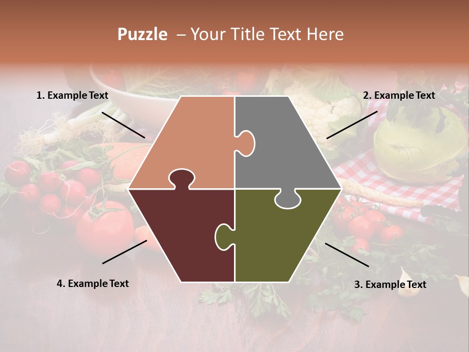 Outdoor Broccoli Kohlrabi PowerPoint Template