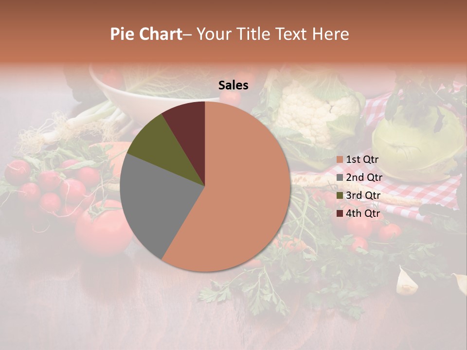 Outdoor Broccoli Kohlrabi PowerPoint Template