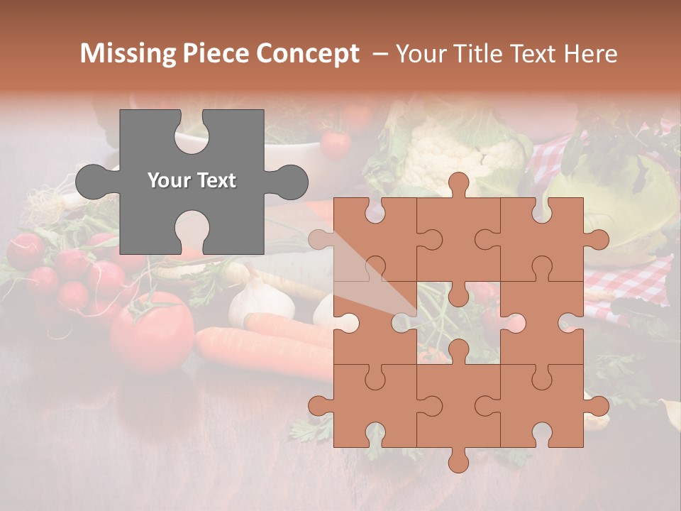 Outdoor Broccoli Kohlrabi PowerPoint Template