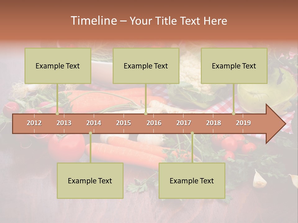 Outdoor Broccoli Kohlrabi PowerPoint Template